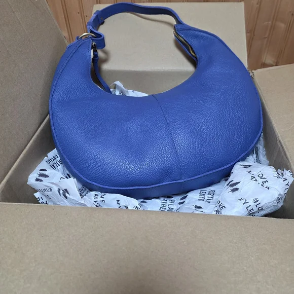 Portland Leather Molino Blue Nora, Large, Premium - Picture 6 of 10